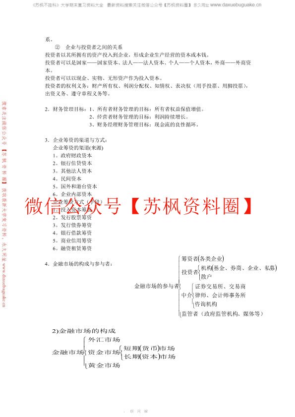 财务管理
